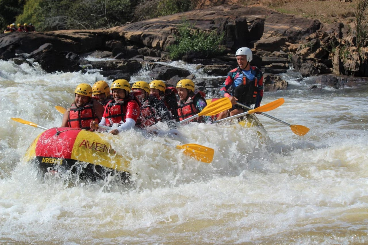 White Water Rafting in Paraibuna River in Rio de Janeiro